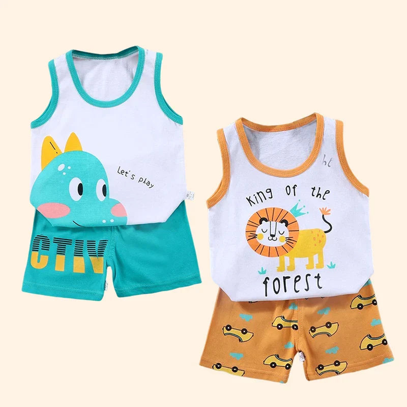 2PCS Children Vest Suit