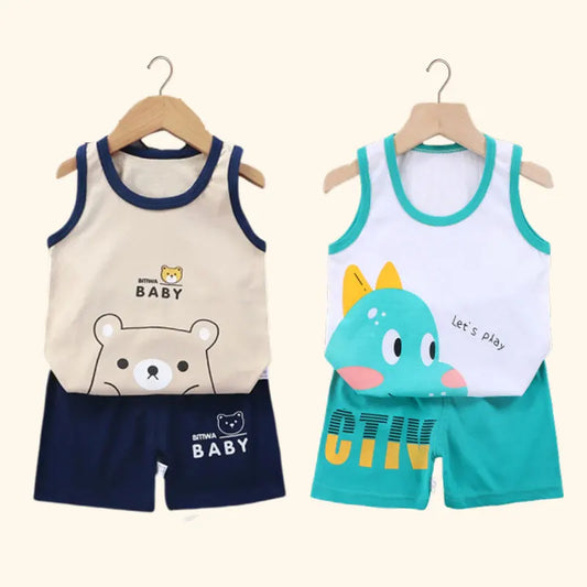 2PCS Children Vest Suit