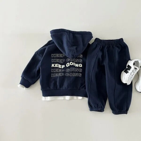 Zipper Hooded Tracksuit