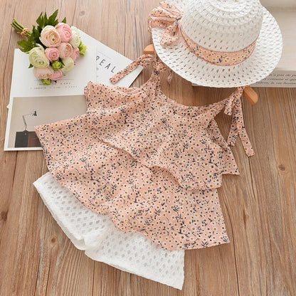 Floral Embroidered 3pcs Set