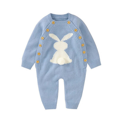 Easter Rabbit Knitted Rompers